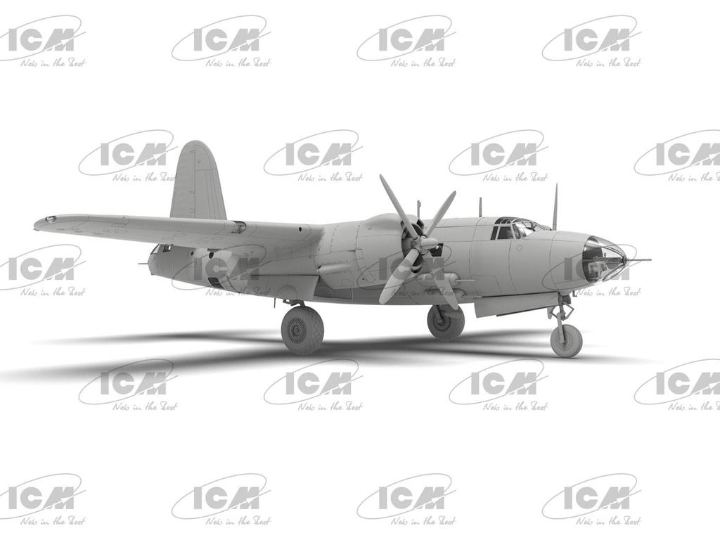 ICM skala 1/48 amerykański B-26F Marauder plastikowy model do sklejania 48325 (samolot)