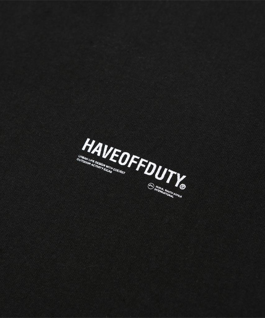 Haebeuopeudyuti Basic Cotton T-Shirt (Black)