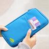 Travel Wallets Multi Functional Travel Passport Package Holder Case Blue