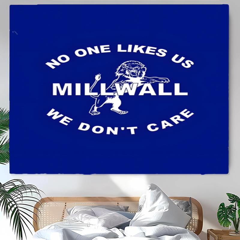 Millwall Football Club Tapestry Wall Hanging Room Background Cloth Home Decor Beach Mat Yoga Mat Sofa Bed Sheet