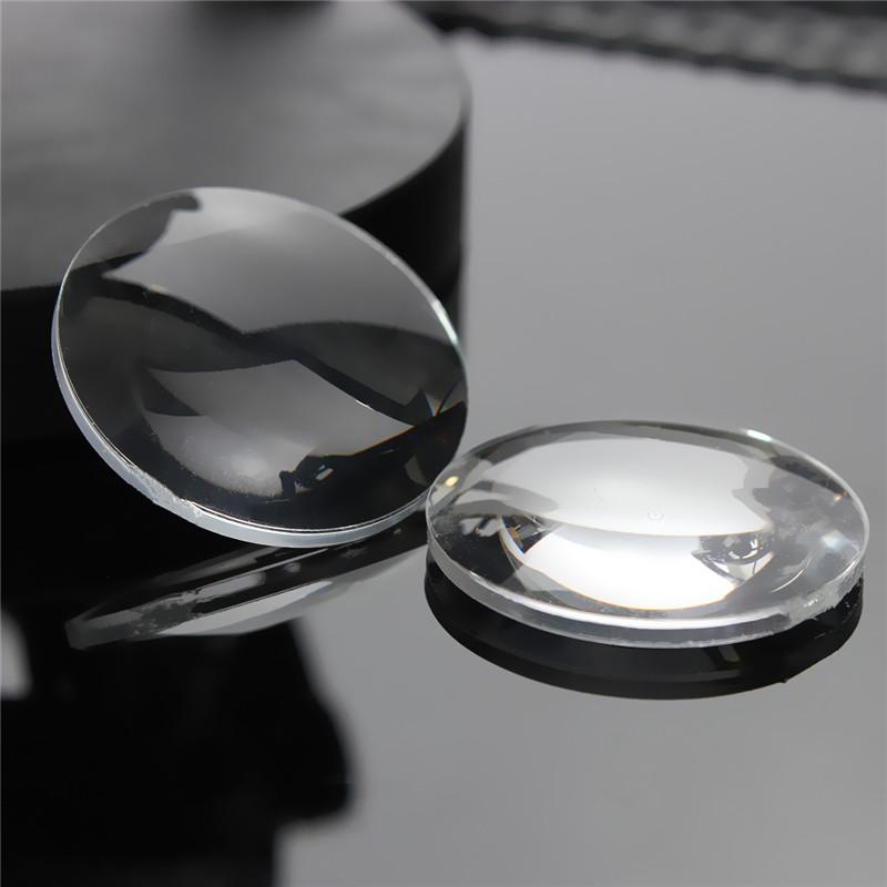 10 stuks Dia 25 mm BiConvex Heldere Lens Bolle Glaslens Voor Google Cardboard Box 3D VR-bril Vergrootglas Brandpuntsafstand 45 mm