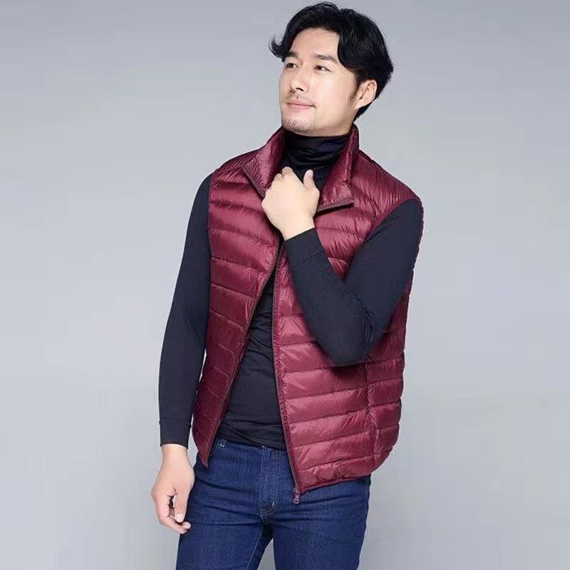 Herr Lättvarm Ärmlös Väst för Höst och Vinter