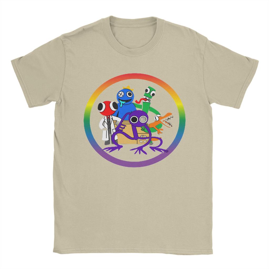 Garten von Banban Freunde Charaktere Unisex T-Shirts Neuheit T-Shirt Kurzarm Rundhals T-Shirt Reine Baumwolle Sommerkleidung