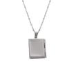 Multipurpose Square Choker Adjustable Chain Necklace with Sturdy Brass Pendant Fashion Accessory for Trendy Women