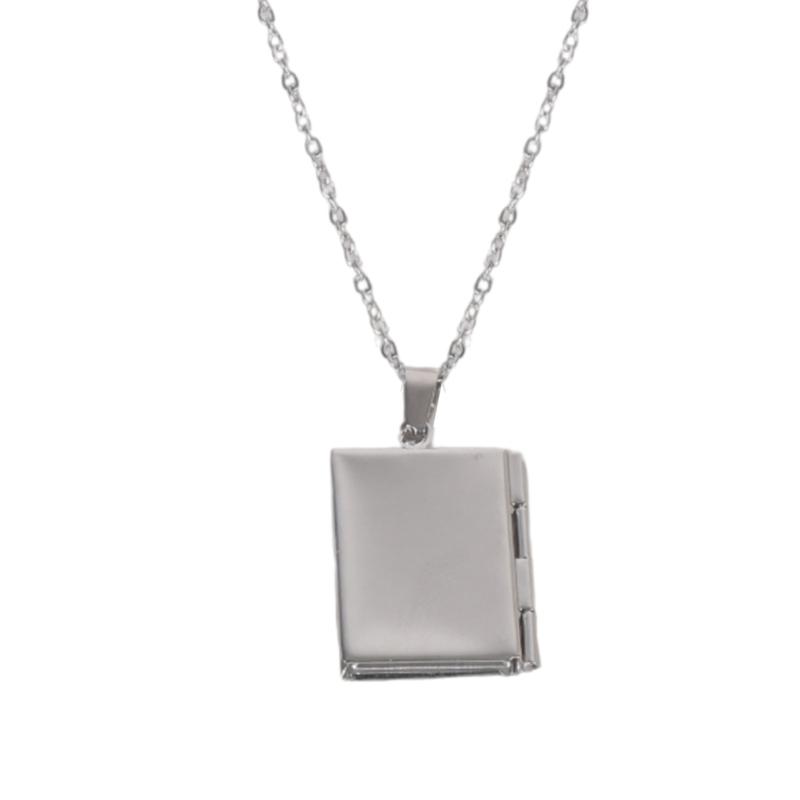

Multipurpose Square Choker Adjustable Chain Necklace with Sturdy Brass Pendant Fashion Accessory for Trendy Women 1