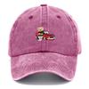 Fashionable Trendy Pattern Bear Teddy Men Cap Baseball Cotton Washed Vintage Customize Hats Dad Cap Adjustable Casual Daily Driving Hat