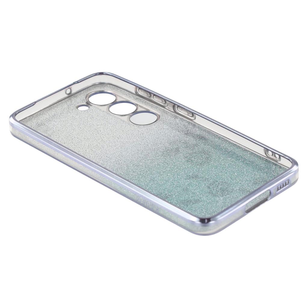 KADEM For Samsung Galaxy S23 TPU Case with Kickstand Flower Pattern Rhinestone Decor