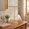 Horizontal Bar T-Shaped Stand Metal Frame Jewelry Storage Rack Necklace Holder  Window Showcase