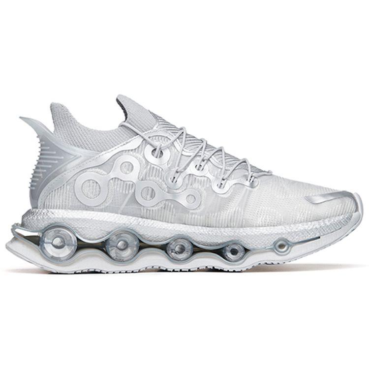 Anta Energy Ring Cushioning Lightweight Durable Non-Slip Low-Top Running Shoes Men sneaker Silver 112215559-5