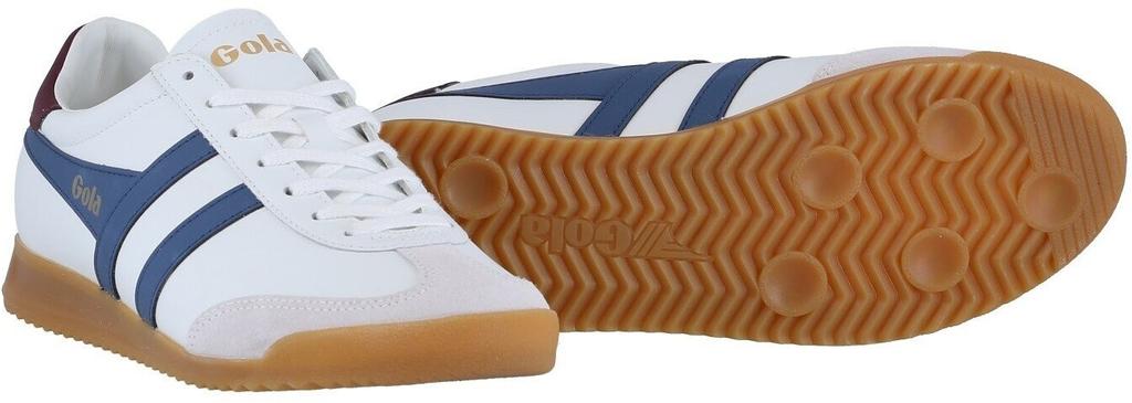 Gola Classics Men's Torpedo Leather Trainers White/moonlight/burgundy