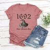 1692 They Missed One T-shirt Salem Witch Shirt Spooky Season T Shirts Halloween Women Tshirts Witchy Tee Halloween Gift