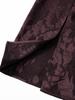 Autumn 2025 Women's Silk Jacquard Retro Slit Bodycon Midi Skirt