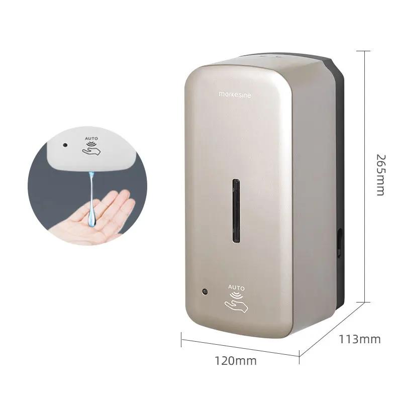 Inductive Automatic Soap Dispenser Wall Mounted Foam Hand Sanitizer Smart Soap Dispenser In Non Perforated Toilet Soap Dispenser