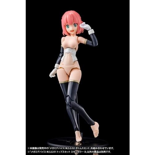 Kotobukiya Megami Device M.S.G 01 Tops Set, Skin Color B, Approximately 20mm Tall, 1/1 Scale Plastic Model
