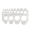High Precisions Multifunctional Scale Tool Stainless Round Hole Measuring Gauge Clear Marking Belt Measurement Instrument