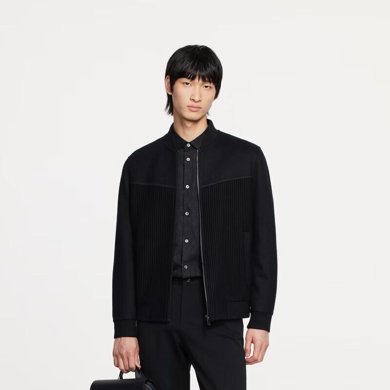 

K-Boxing Men s Autumn/Winter Stand-Collar Wool Blend Short Jacket FDWE3320 XL