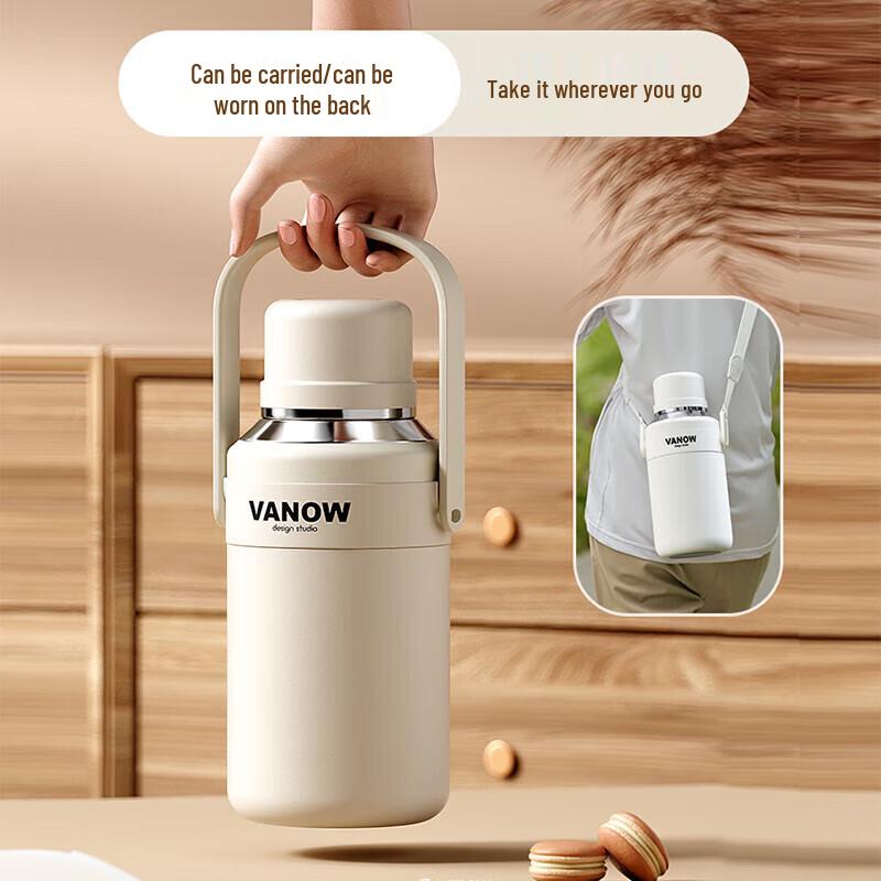 Vanow Portable 316 Stainless Steel Insulated Water Bottle with Tea Infuser
