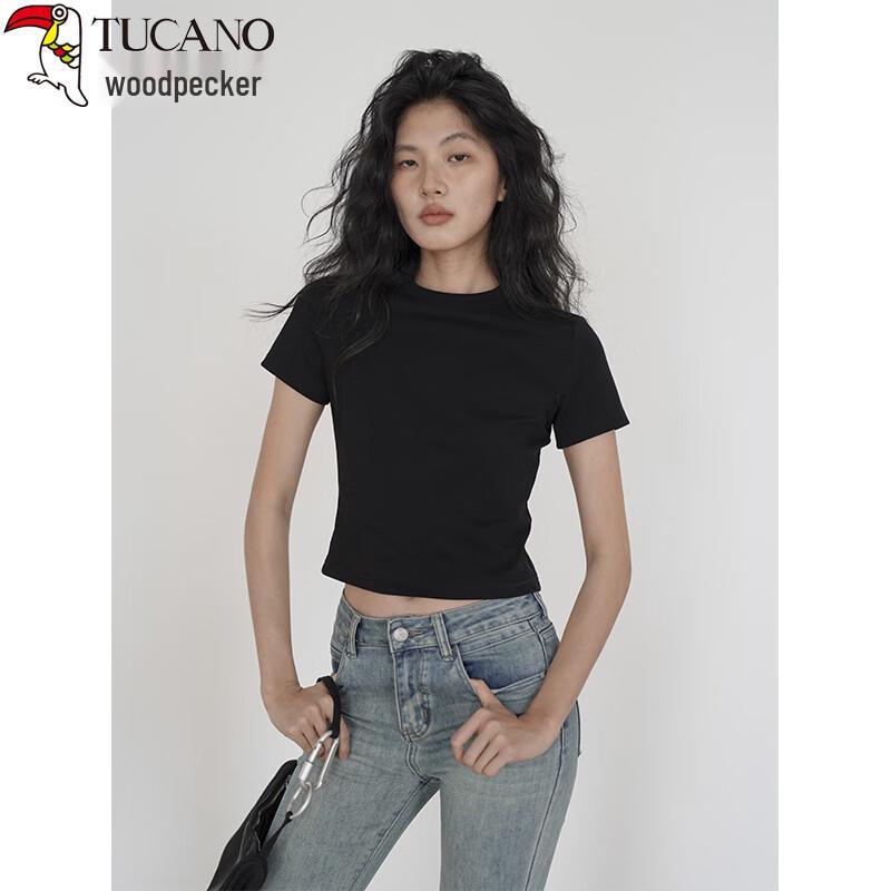 Women s Ribbed Crew Neck Slim Fit T-Shirt XXL