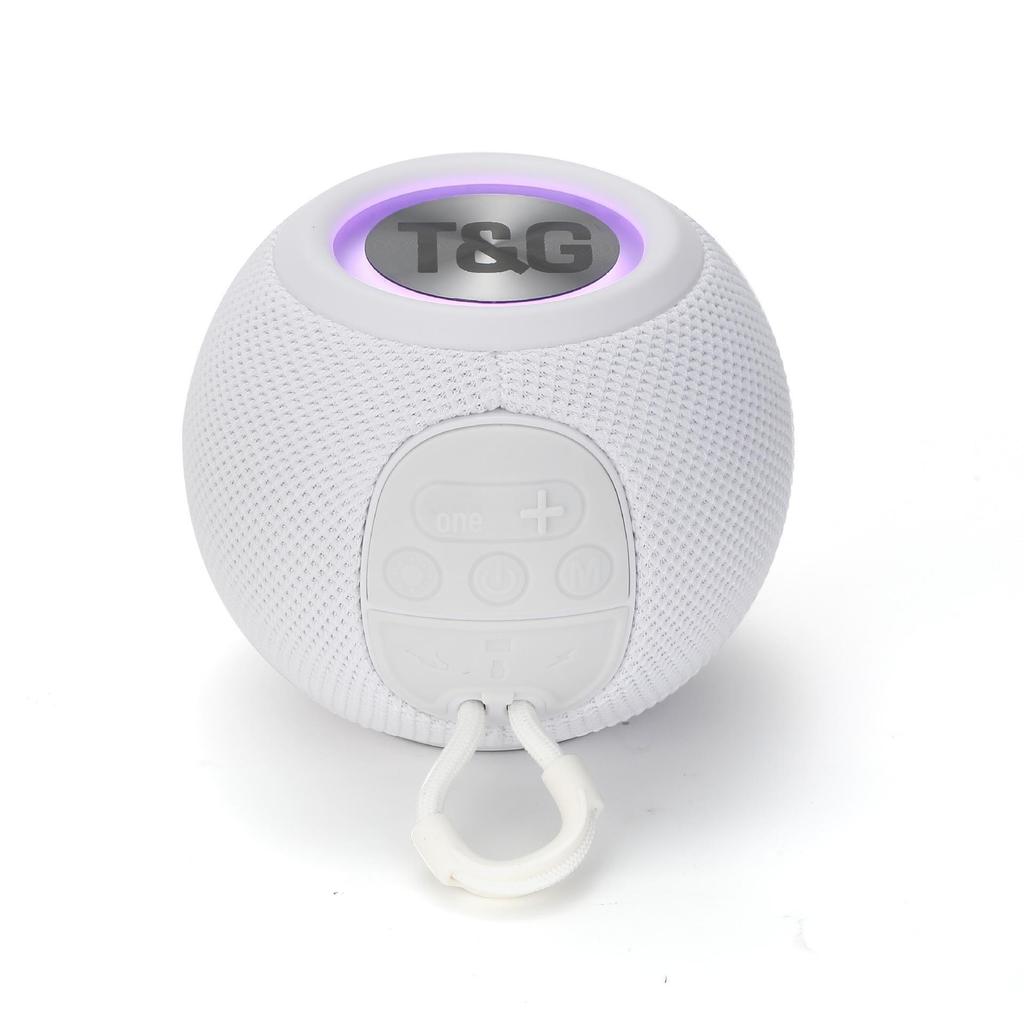 "TG337 Portable Bluetooth Speaker with LED Light - Compact Wireless Subwoofer"