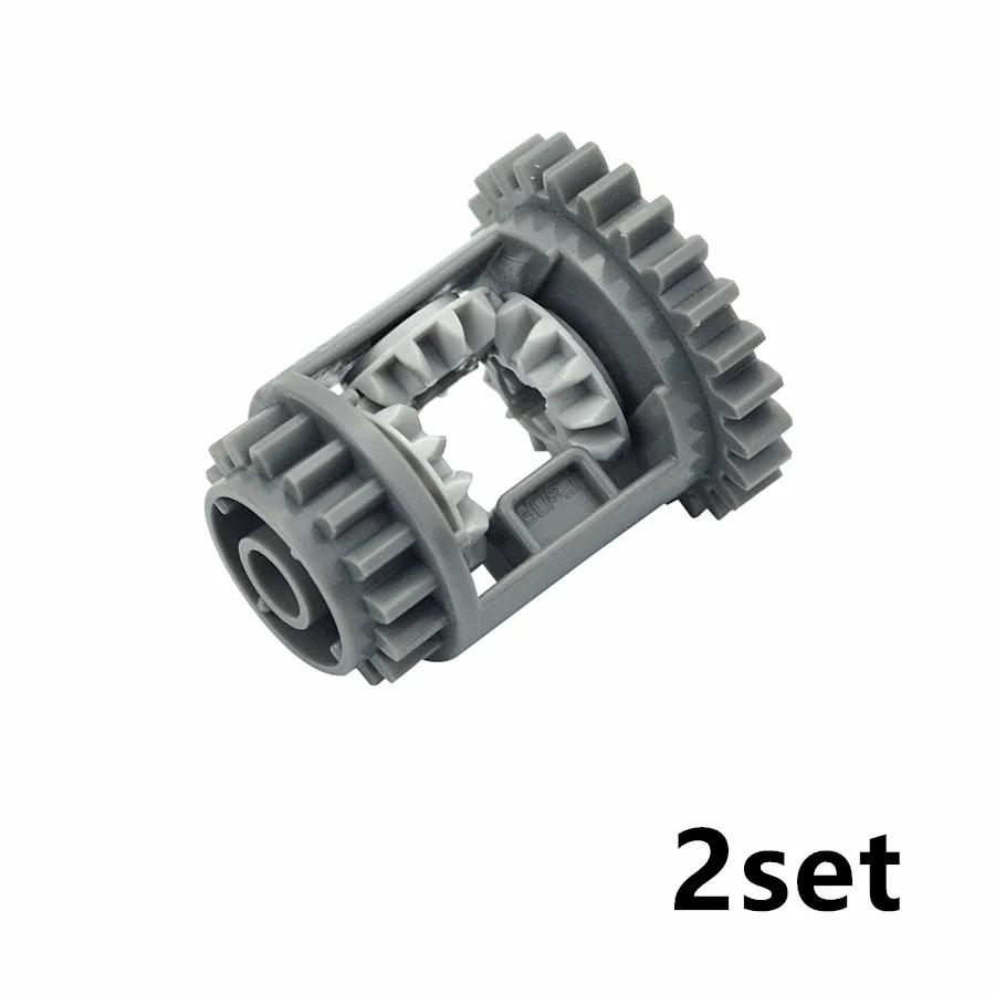High-Tech Bausteine Differential Kombiniertes Getriebe Differentialräder Kompatibel mit Technischen Teilen 6573 62821 65414 Steine