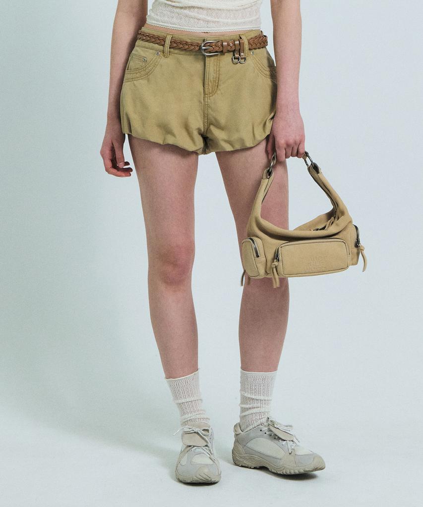 GROVE Tori Balloon Shorts (Beige)