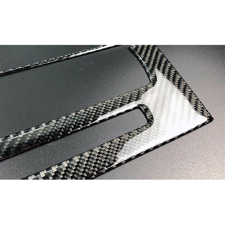 Thor-Ind Kohlefaser AC Klimaanlage CD-Steuerkonsolen-Blendenrahmen für BMW Alte 3er Serie E90 E92 E93 2005-2012 Auto-Innenraum