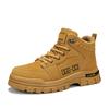 British Style High-top Martin Boots Men's Locomotive Tooling Shoes Autumn and Winter 2024 Men's Shoes Platform Heightening Shoes Men's