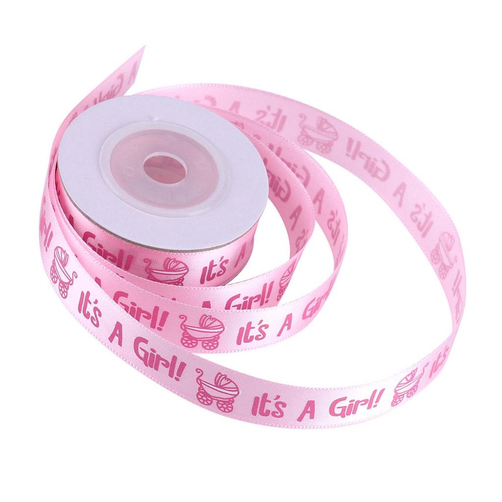 10YardsCelsiusRoll IT IS A BOY Baby Shower Christening Party Favor Gift Stain Ribbon Blue