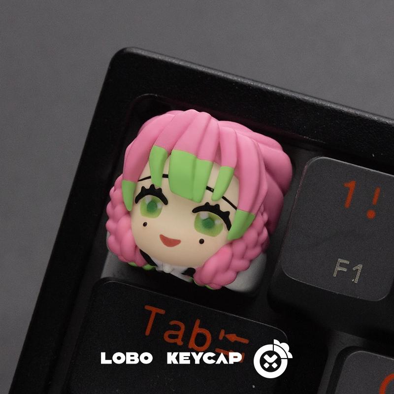 Anime Demon Slayer Kamado Nezuko Kamado Tanjiro Character Series Personalized Keyboard Keycap Esc Periphery Collectble Fun Gifts