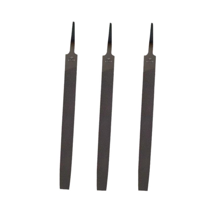 Carbon Steel Flat File Set: Coarse, Medium & Fine Tooth (4100–18450mm) for Metal Grinding