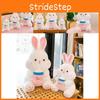 Adorable White Bunny Plush Toy With Milk Bottle Design Soft And Cuddly For Girls