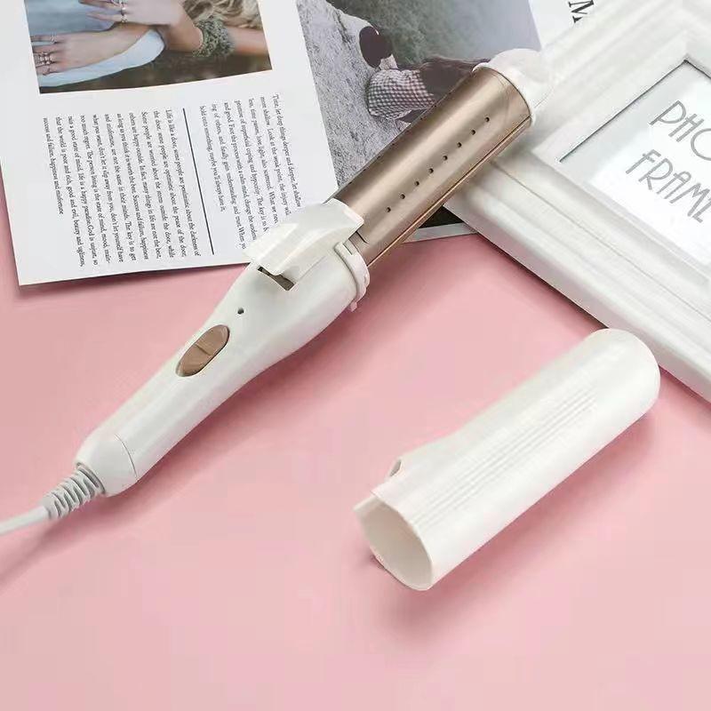 Dual-Use Hair Styling Iron with Negative Ions for Curls & Straightening - Portable Electric Device