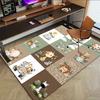 1 ST Safari Dieren Antislip Vloerkleed Geschikt voor Kantoor & Woonkamer & Slaapkamer & Eetkamer - Zacht & Patroon, Levendige Kleuren-H0382