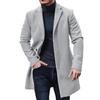 Woolen Casual Coat Jacket Windbreaker