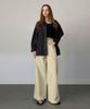 Baseukala High Rise Two Button Cotton Pants (2Colors)