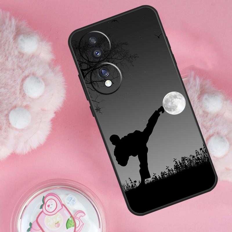 Kung Fu Taekwondo Karate Case For Honor 70 90 50 Lite X9c X8a X8b X9b X9a X8 X9 Honor 200 Lite Magic 5 6 7 Pro Cover