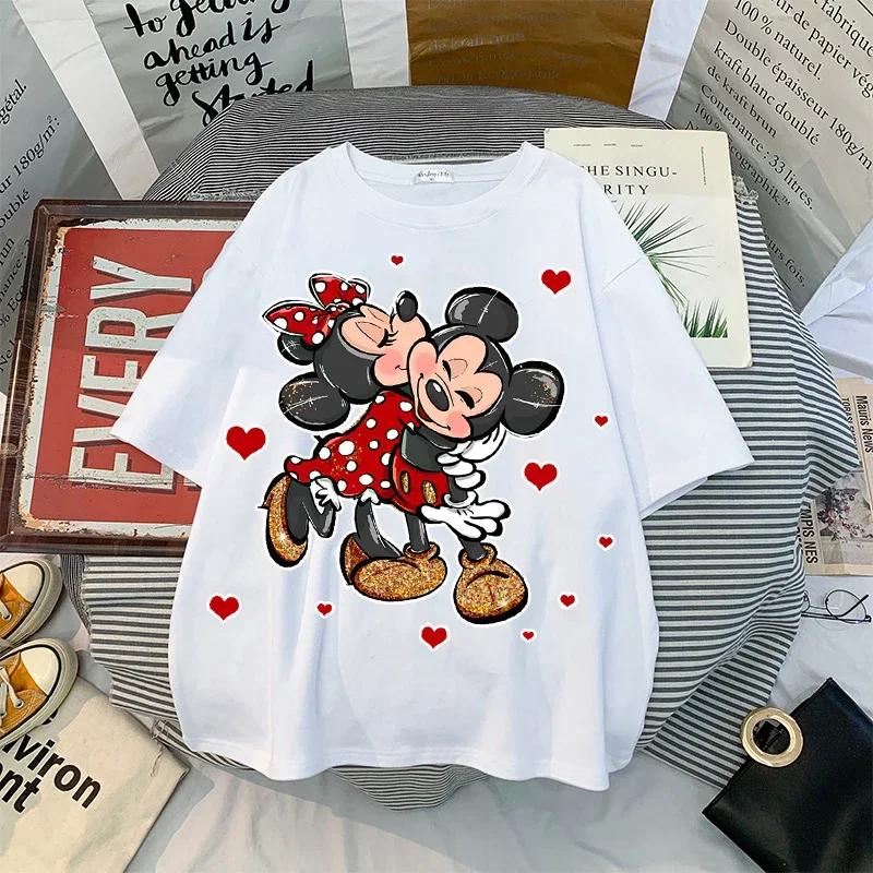 Tshirt Cute Funny Unisex New Summer Mickey Mouse Unisexs Tshirt Version Summer