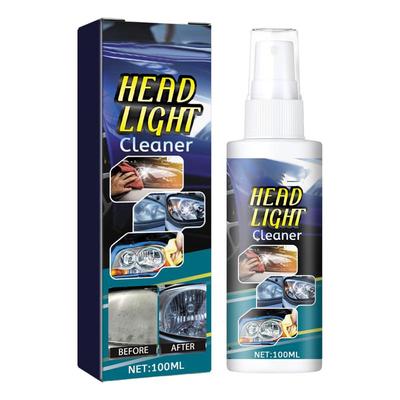 Headlight Restoration Spray Headlight Repair Polish Headlight Cleaner Spray 100ml Car Headlight Polishing Repair Fluid For Car