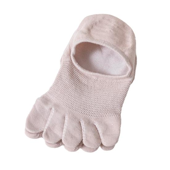 1 par dame lavt kutt tåsokker sklisikre pustende svetteabsorberende grunne munn bomullssokker sommer elastiske ensfargede usynlige sokker