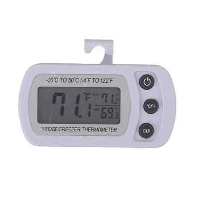 Refrigerator Thermometer Memory Function ABS Body White  Degrees C  Degrees F Switched Small Compact Digital