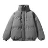 Unisex M-8XL Plus Size Stand Collar Winter Puffer Jacket - Thick Cotton Coat for Men and Women