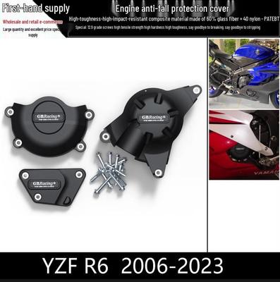 Yamaha R6 (2006-2020) GBRacing Motorbeschermingsdeksel en Valblok