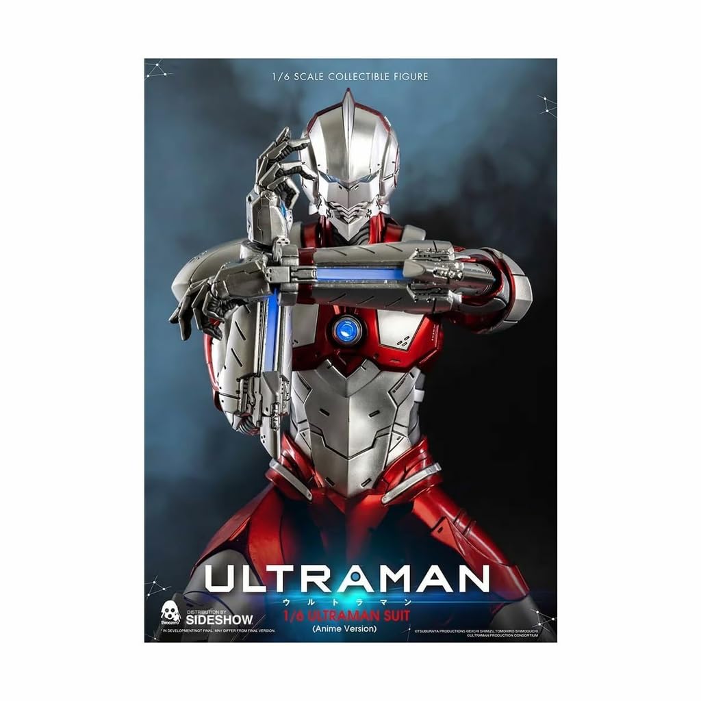 ThreeZero Ultraman 6 scale action multicolor (anime version) 1 figure,