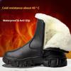 Winterfell integrierte Martin reine Wolle Kurzstiefel unter Null Schneestiefel Herren rutschfest Nordost extra dicke Baumwollschuhe