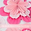 9PCS Photography Props Hanging Decorations Background Paper Floral  Wedding