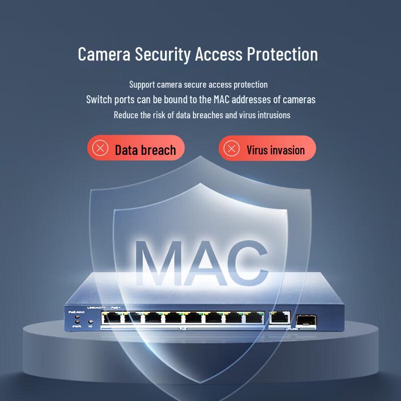 

Hikvision 10-Port Gigabit PoE Managed Switch