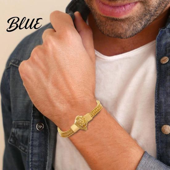 Decor Men Wristwear Bracelet Lion Hip Hop Style Formal Occasion