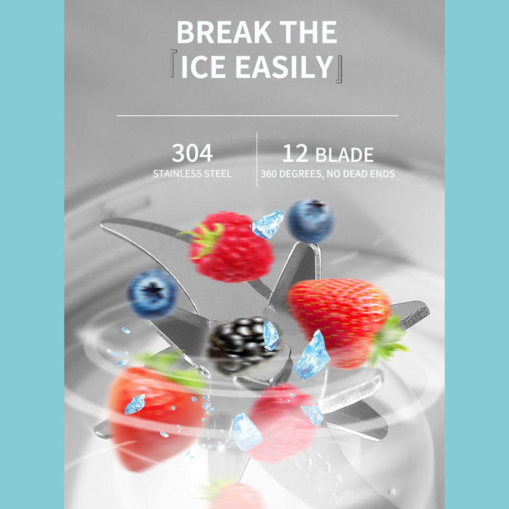 1PC Portable Juicer USB Juicer & Blender-Rechargeable, Portable Juicer For Single-portion Smoothies, Juice Blends,protein Shakes