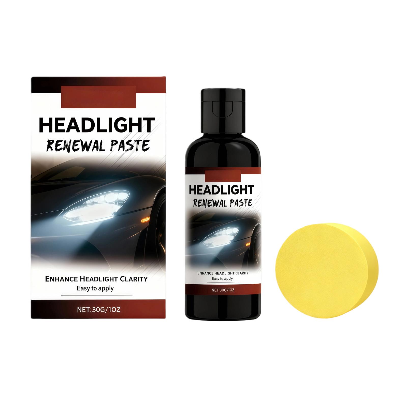 

Car Headlight Care Cream Headlight Surface Cleaning Polishing Clear Yellowing Atomized Care Cream One Size