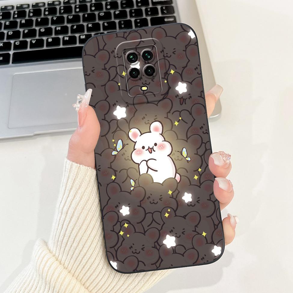 Casing For Redmi Note 9 9S 9Pro 4G Back Cover For Redmi Note 9 Pro Case Cute Cartoon Fashion Flowers Silicone Shockproof Bumper